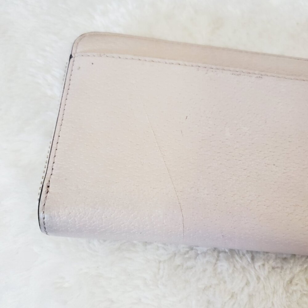 Kate Spade Cream Leather Zip Wallet - Picture 6 of 7